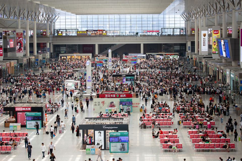 Estación de tren en China